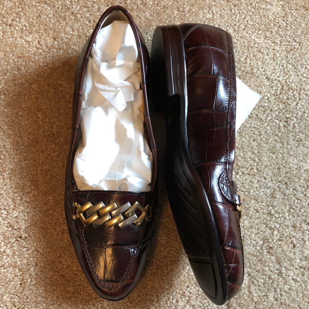 🚫SOLD🚫 AMALFI by Rangoni OSTE Chain Link Loafers 4